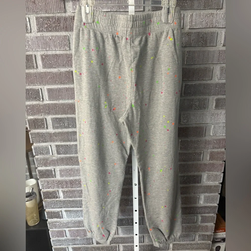 NWT Sundry Gray Paint Splatter Joggers Sz 3 (large) - Picture 2 of 6